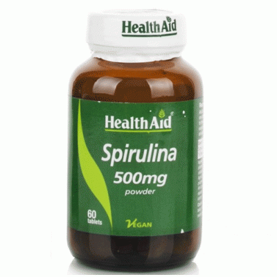 Health Aid Spirulina 500mg 60tbs